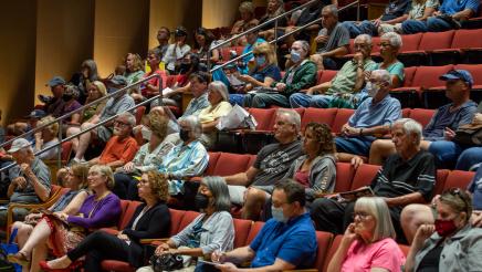 Audience in attendance