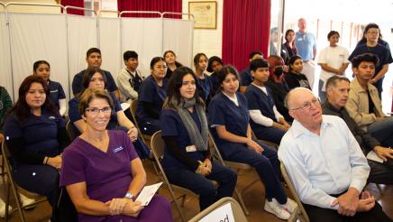 Audience in attendance